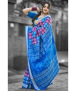 sambalpuri odisha bridal party handloom fall and Pico done Silk saree - $299.45