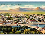 Birdseye View Cuidad Juarez Mexico Linen Postcard Y17 - £2.33 GBP