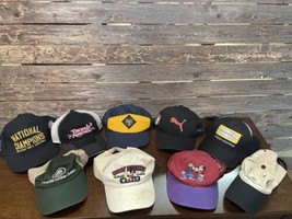 Disney Puma College Cub Scouts Vtg Hat Lot 90s Adjustable Mickey Mouse  - $29.59