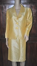 Kasper Two Piece Women&#39;s Gold Skirt Suit 12P - NWT - £51.83 GBP