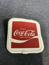 Vintage Coca Cola Uniform Patch Enjoy Coke Embroidered Large Patch 2.5” - £4.61 GBP