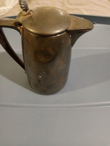 VTG PRISCILLA PEWTER Coffee Tea pitcher w/Lid ~#4583 - $9.49