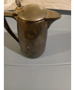VTG PRISCILLA PEWTER Coffee Tea pitcher w/Lid ~#4583 - $9.49