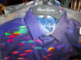 Robert Graham Claythorn Short Sleeve Shirt Size XL NWTS image 3