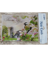 LEANIN TREE Thank You #35649~8 Notecards~Colorfully Blank Inside~Lori De... - £6.10 GBP
