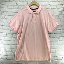 Old Navy Shirt Mens Sz XL Light Pink The Classic Polo Short Sleeve 100% ... - $14.84