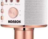 For All Smartphones, Bonaok Wireless Bluetooth Karaoke Microphone, 3-In-1 - £29.77 GBP
