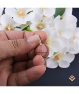 Harriet Natural Diamond Gold Bar Stud, 14K Gold Piercing for women, 10k ... - $185.00