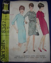 McCall’s Dress In Women’s &amp; Misses &amp; Women’s Half Size 16 ½  #8367 - £4.74 GBP