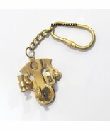 NauticalMart Brass Sextant Keychain Nautical Decor Marine Instrument  - $39.66 CAD