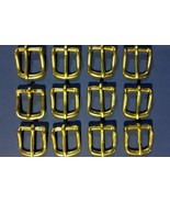 (12) 1&quot; Solid Brass Harness Buckles  twelve buckles -NEW - $16.78