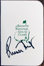 RUSSELL HENLEY AUTOGRAPHED SIGNED AUGUSTA NATIONAL SCORECARD w/COA MASTERS - £27.96 GBP