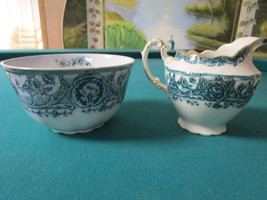ANTIQUE WEDGWOOD ATALANTA PATTERN 1890s CHAMBER PITCHER AND BOWL VANITY  - $133.65