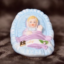 Enesco Growing Up Birthday Girls Figurine Baby Vintage 1983 Blonde Vintage - €16,48 EUR