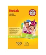 Kodak Photo Paper 4&quot;x6&quot;, 100 Sheets, Gloss Finish - $20.78