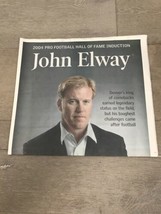 DENVER POST August 6, 2004 John Elway NFL Hall of Fame Induction Spec. S... - £23.16 GBP