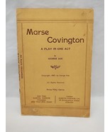1923 Marse Covington A Play In One Act Booklet - €33,88 EUR