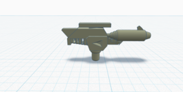 3d printed G2 TRANSFORMERS Genuine Parts LONG HAUL Blaster LASER PISTOL ... - $4.49