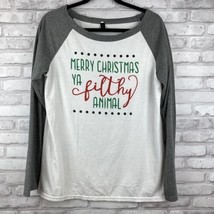 Home Alone Merry Christmas Ya Filthy Animal Unisex T-Shirt Size XL Ragla... - £13.53 GBP