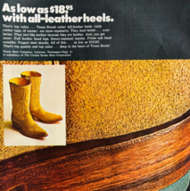 1968 Texas Brand Boots Advertisement Fashion Clothing Leather Cowboy Wea... - $24.99