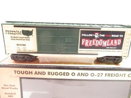 MTH TRAINS 30-74138 FREEDOM LAND DOUBLE DOOR BOXCAR - NEW - SH - £29.98 GBP