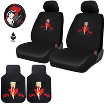 New Betty Boop Skyline Car Truck SUV Seat Cover Floor Mats Set For Toyota - $83.05