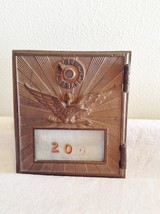 Antique VTG US Mail USPS Post Office PO Combination Box Door Flying Eagl... - $41.64