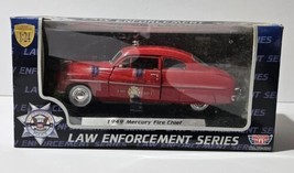Motor Max 1949 Mercury Fire Chief Car 1:24 Scale Diecast Red New NIB Firefighter - £14.19 GBP