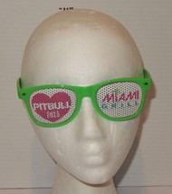 Pitbull 2015 Miami Grill Green Promo Party Sunglasses Neon Retro Shutter... - $24.70