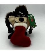 EUC Vintage Warner Bros. Taz with Stocking Bean Bag Peace on Earth 1998 ... - £10.77 GBP