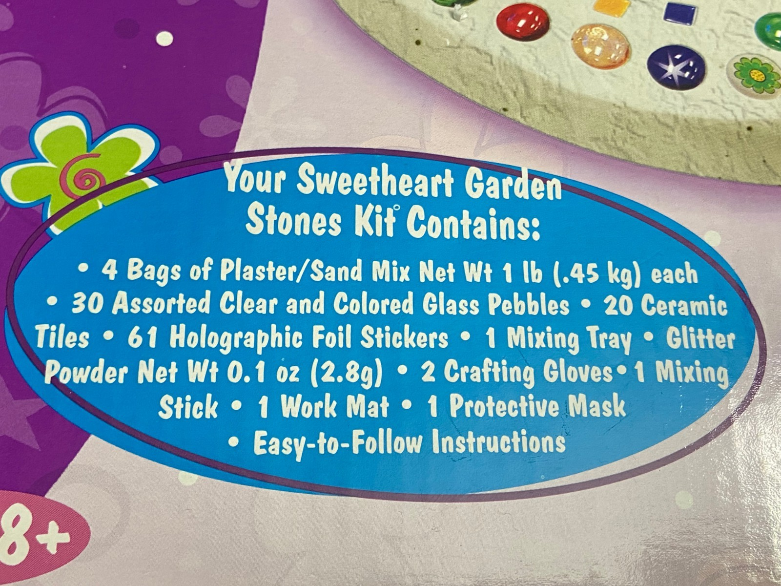 2007 Just My Style Sweetheart Garden Stones Kit Makes 4 (6") Stones *NEW* rr1 Item image 3
