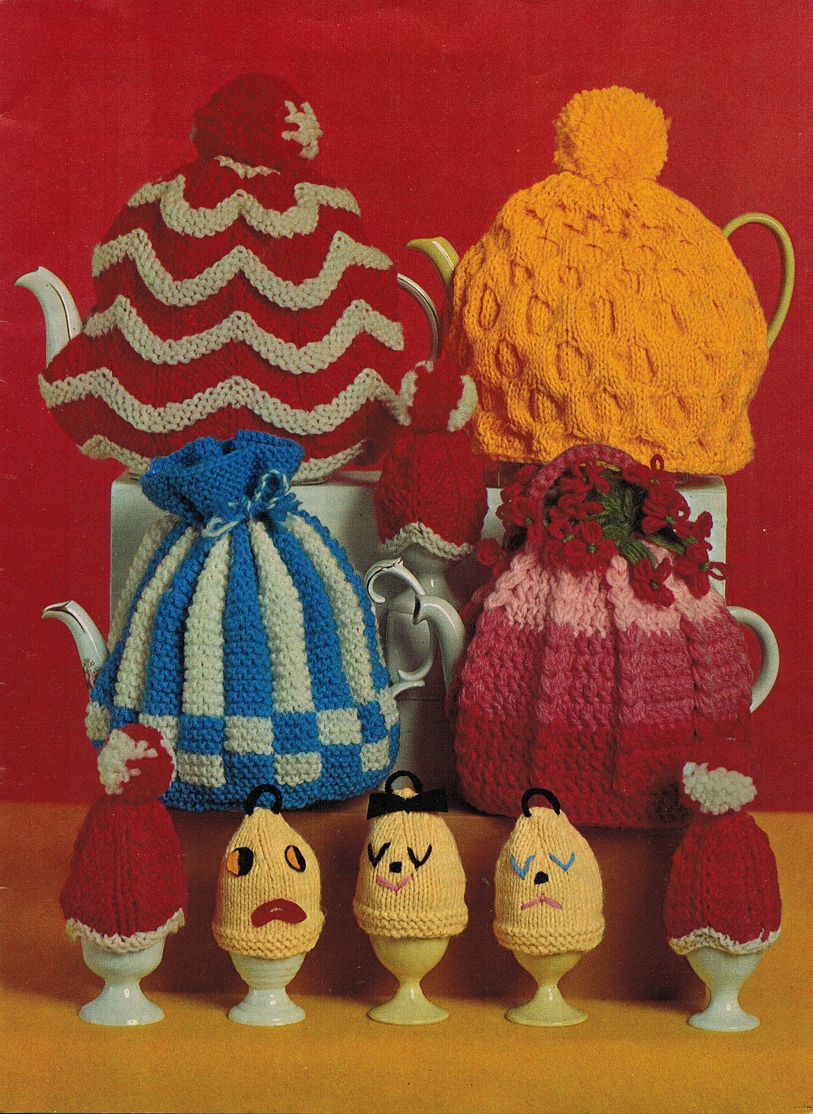 Vtg 40 Bazaar Baby Gifts Toys Doll Cosies Household Fashion Knit Crochet Pattern - $12.99