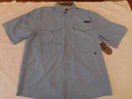 Men&#39;s Realtree Fisherman Shirt Placid Blue Size Large Super Soft $60 - $34.71