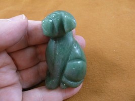 (Y-DOG-LA-730) green LABRADOR Dog carving FIGURINE gemstone dogs DALMATI... - £13.78 GBP