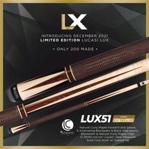 Lucasi LUX 51 Custom Cue Uniloc 12.75mm LTD Only 200 Made New Free Shipping! - £517.68 GBP