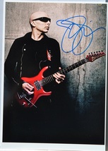 Joe Satriani Signed Photo - Chickenfoot - Steve Vai - Kirk Hammett - 9&quot;x 12&quot; w/C - £140.99 GBP