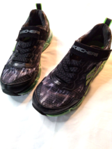 SKECHERS Skech-Air Mega Green Memory Foam Shoes Sneaker Boys US 4 - £20.89 GBP