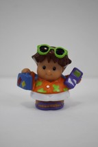 Fisher Price Little People Hispanic Vacation Airplane Boy Suitcase &amp; Cell Phone - £2.36 GBP