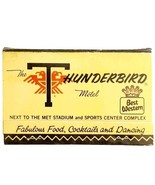 Thunderbird Motel Best Western Vintage Matchbook Native American Unstruc... - $560.33 MXN