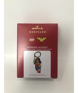 LEGO WONDER WOMAN DC Super Heroes Lego Minifigure 2021 Hallmark Ornament - £14.03 GBP