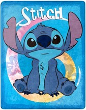 Lilo &amp; Stitch Ohana Summer Throw blanket measures 40 x 50 inches - £13.15 GBP
