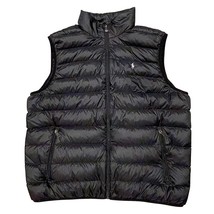 Polo Ralph Lauren Black Puffer Down Vest Mens, Size XL - $1,036.34 MXN