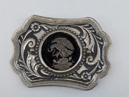 Vintage Eagle &amp; Snake Inlaid Belt Buckle Southwestern Belt Buckle 3 1/2&quot;... - $25.39