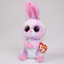 Ty Beanie Boos Small Plush Avril Bunny Rabbit Pastel Purple Pink With Ta... - $9.75