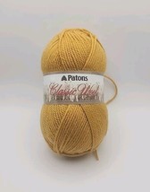 Patons Classic Wool Merino Yarn Gold Col #204 100% Wool 223 yds 3.5 oz Lot #4 - £6.33 GBP