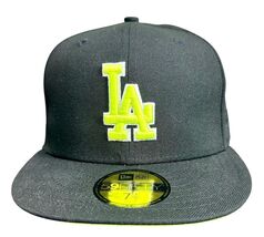 New Era Los Angeles Dodgers 59FIFTY Fitted Hat Cap Sugar Skull Day of De... - $29.69