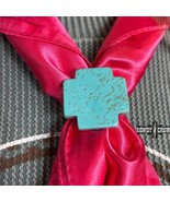 Western Cowgirl Stockdale Wild Rag Scarf Slide Ring Tee Clip - €15,23 EUR