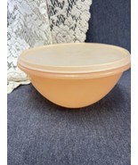 Vintage Tupperware Bowl Peach #236 Container with Lid - £5.45 GBP