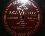 Marian Anderson / Franz Rup [Shellac] - £31.28 GBP