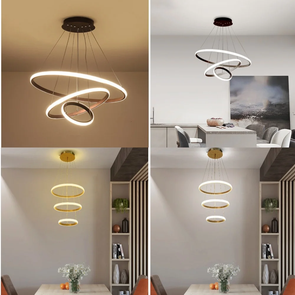 LED Chandelier Nordic Luxury Ceiling Chandelier High Brightness 50W 85-265V - $56.28+